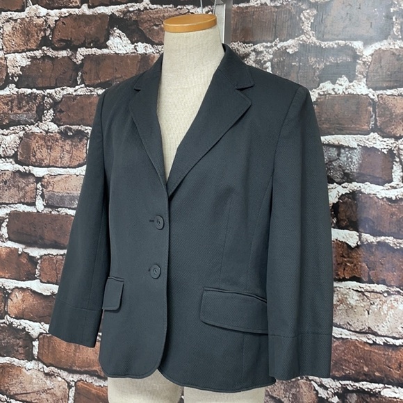 Basler Jacket Blazer Black Buttons Size Small FR 34 - Picture 2 of 14